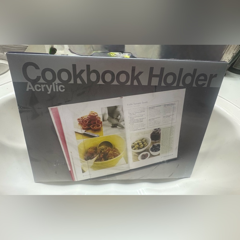 Acrylic Cookbook Holder